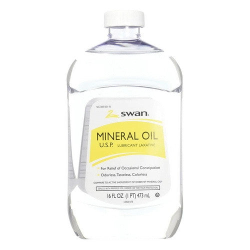 Swan Extra Heavy Mineral Oil Lubricant Laxative, 16 Oz